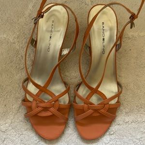 Bandalino party or wedding low heal shoes. Light peach color!